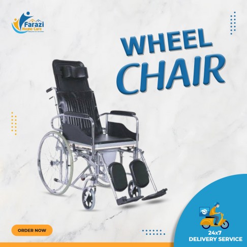 high back commode Wheel Chair